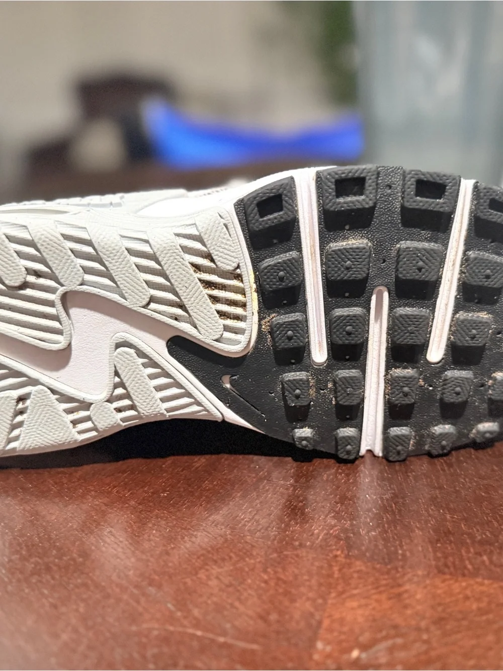 Nike White Sneakers with Black Swoosh